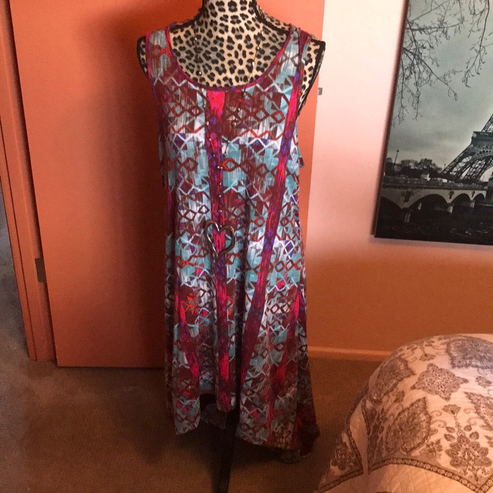 Colorful tank dress